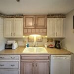 Small kitchen in our wells maine vacation rental - Village by the Sea